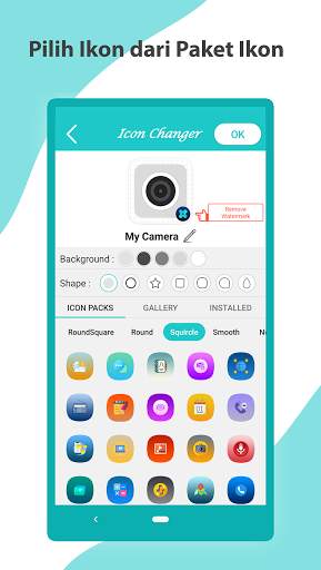 X Icon Editor (Sesuaikan ikon & Pintasan Aplikasi) screenshot 2