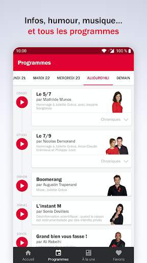 France Inter - radio, actus 3 تصوير الشاشة