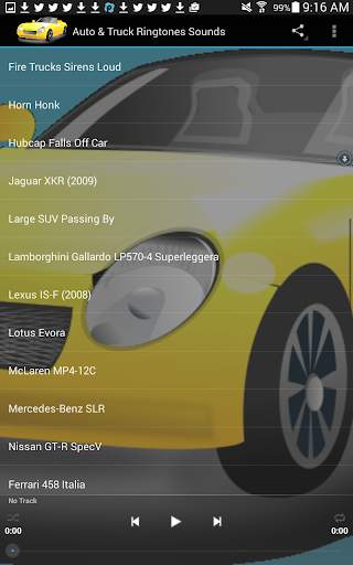 Auto & Truck Ringtones Sounds screenshot 9