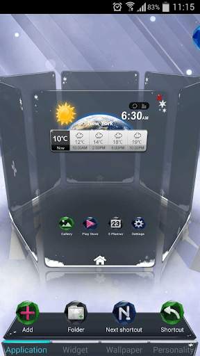 Next Ice World 3D Theme screenshot 5