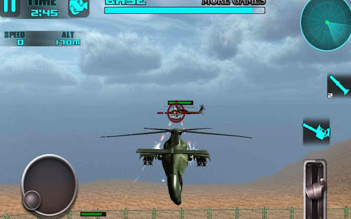 Heli battle: 3D flight game screenshot 1