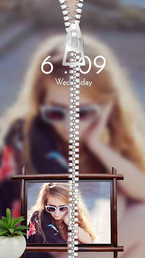 PIP Lock Screen Zipper screenshot 5
