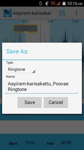 MP3 Cutter and Ringtone Maker screenshot 2