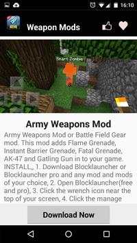 Senjata MOD Untuk MCPE! screenshot 4