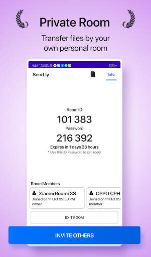 Sharely – Online File Transfer | Send Large Files screenshot 3
