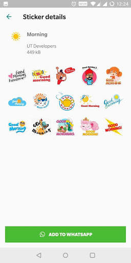 Good Morning Stickers For WhatsApp screenshot 2