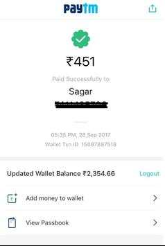Free paytm Wallet Recharge screenshot 1