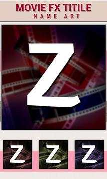Movie FX Title - Name Art screenshot 1
