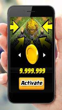 Gems And Gold for Clash of Clans simulator screenshot 1