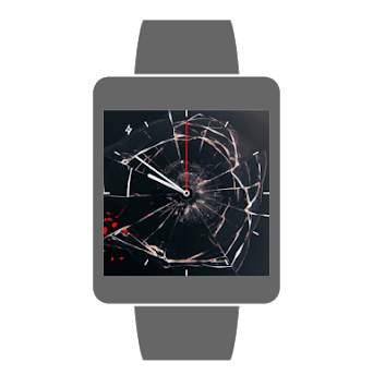 Broken Window Watch Face screenshot 3