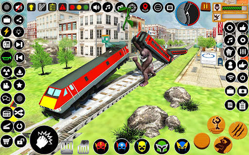 Angry Gorilla City Attack स्क्रीनशॉट 2