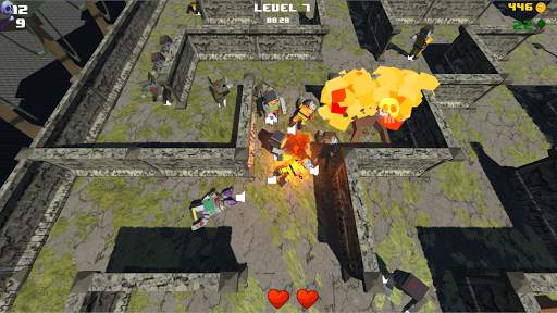 Simple Zombie Maze 3D screenshot 1