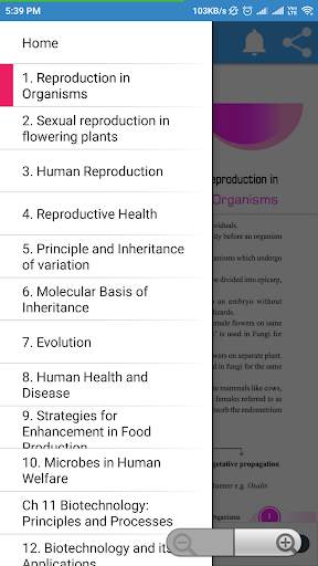 Class 12 Biology Notes screenshot 1