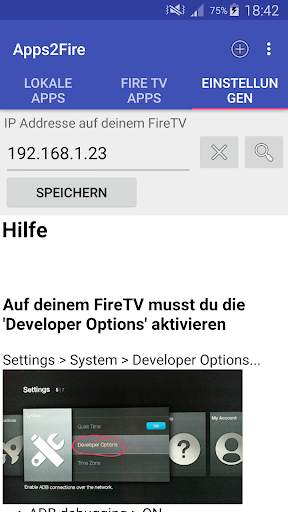 Apps2Fire screenshot 3