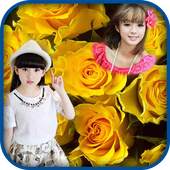 Barbary Flower Frame Photo Editor Blend Me Collage 1.0