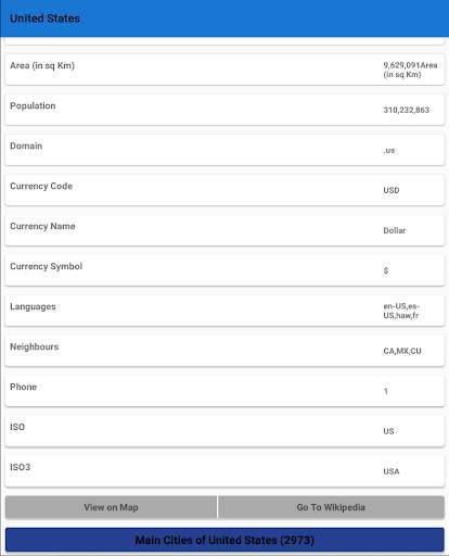 World Countries And Cities screenshot 4
