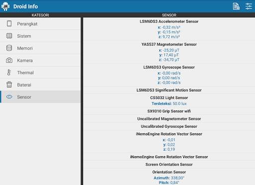 Droid Hardware Info screenshot 16