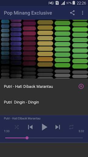 Lagu Minang Putri Ofline screenshot 1