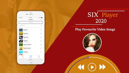 Six Video Player - Sax Video Player 2020 screenshot 1