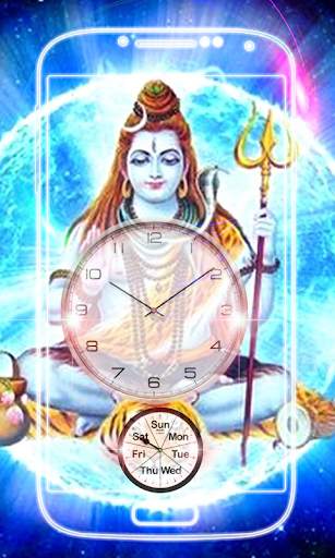 Lord Shiva Clock Live Wallpaper screenshot 7