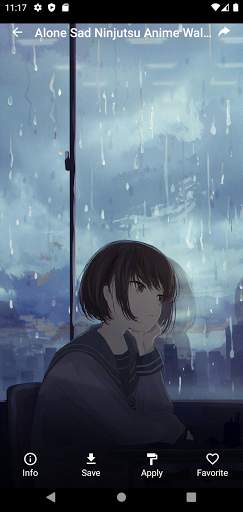 Sad Anime Wallpapers - Alone Wallpaper screenshot 4