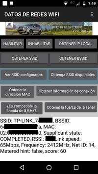 DATOS DE REDES WIFI screenshot 2