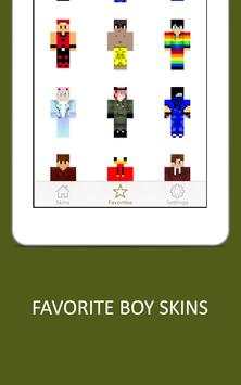3D Boy Skins for Minecraft PE screenshot 9