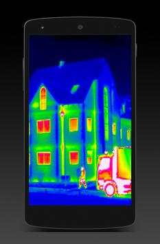 Thermal Night Vision Camera Simulation Flashlight screenshot 2