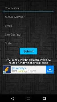 Earn TalkTime screenshot 3