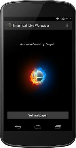 Smash Ball Live Wallpaper screenshot 2