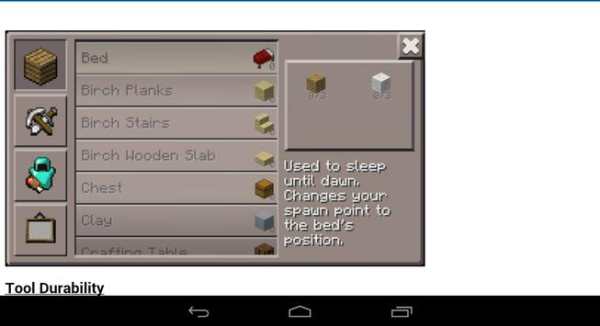 Crafting Guide for Minecraft screenshot 4