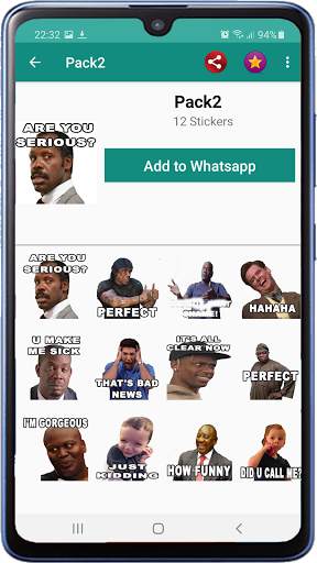 Funny memes stickers 2021 For Chat - WAStickerApps screenshot 3