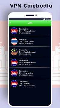 Cambodia VPN - Free VPN Proxy screenshot 3