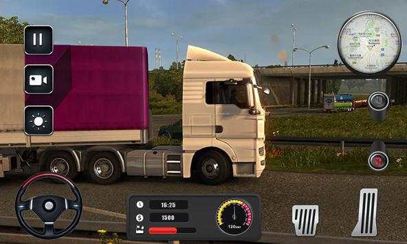 Heavy Big Truck Driving Simulator 3D screenshot 2