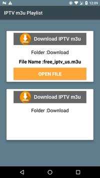 Free IPTV m3u Playlist HD Channels download screenshot 4