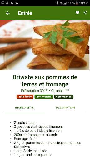 Recettes Pomme de Terre screenshot 8