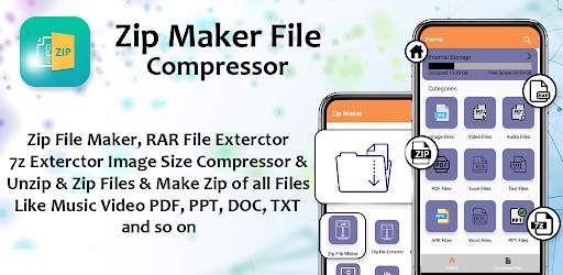 Zip maker File Compressor screenshot 1