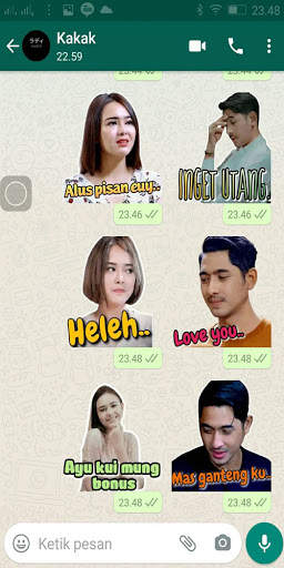 Stiker WA Ikatan Cinta Terbaru for WAStickerApps screenshot 1