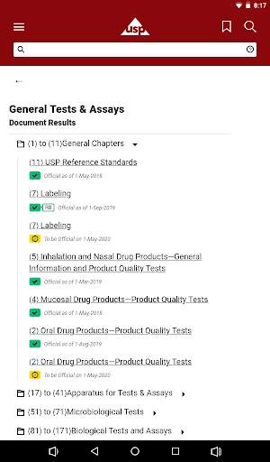 USP-NF Mobile screenshot 6