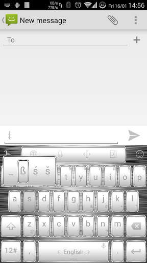 Keyboard Theme Frame W Silver screenshot 4