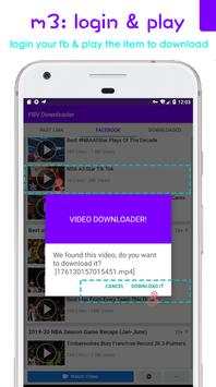 FBV Video Downloader, a facebook video downloader screenshot 3