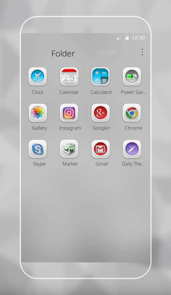 White Theme screenshot 3