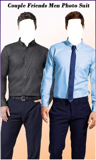 Couple Friends Men Photo Suit screenshot 4