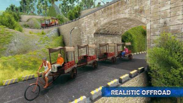 Offroad Bicycle Rickshaw Driving Simulator 2018 screenshot 9