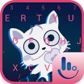 TouchPal Yogurt Blue Theme on 9Apps
