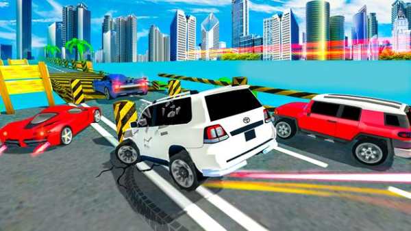 Real Prado Driving Deadly Car Stunts screenshot 4