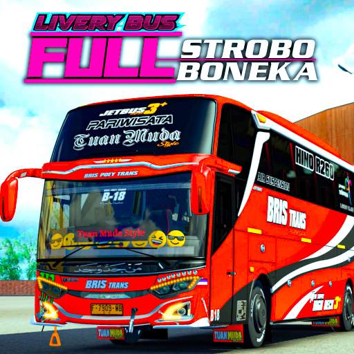Livery Bus Full Strobo dan Full Boneka 1.0