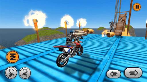 Xtreme trail: 3D Racing - Offline Dirt Bike Stunts screenshot 7