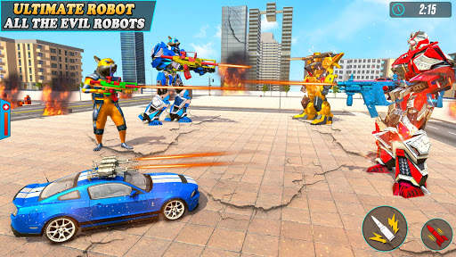 Rat Robot Car Game - Robot Transforming Games screenshot 4