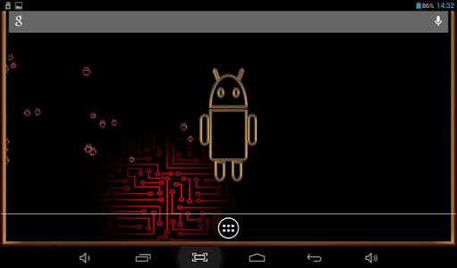Droid 3D Live Wallpaper screenshot 1
